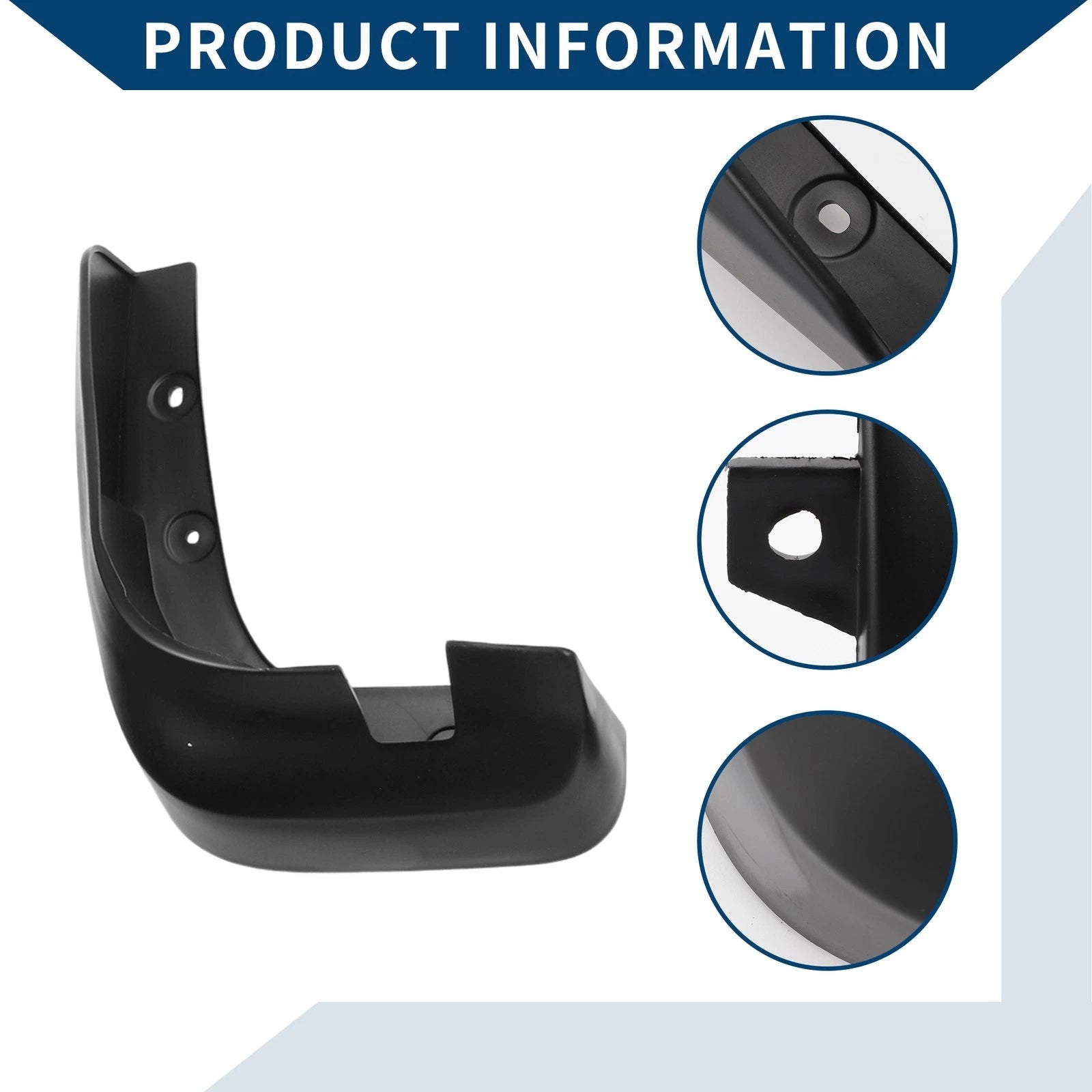 Mud Flaps Splash Guards Set of 4 for Honda Fit (2008–2010)