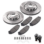 Front Brake Rotors & Pads Set for Lexus RX350 RX450h (2010–2015) S31511