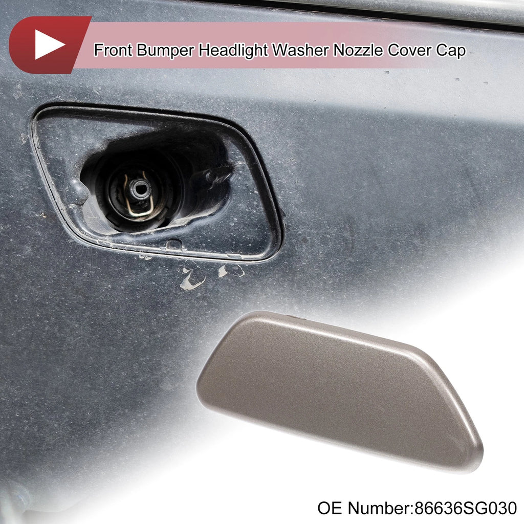 Front Right Washer Nozzle Cover Cap for Subaru Forester (2013–2015) Gold Tone