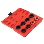 8pc Spindle Rethreading Die Set for Front Wheel Drive M24 M22 M20