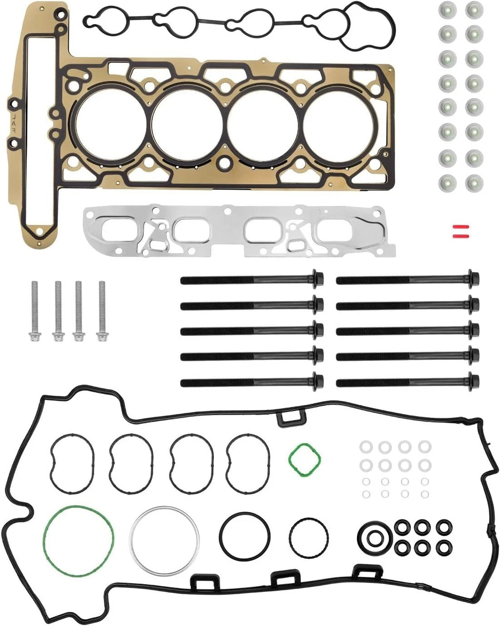 2.4L Head Gasket Bolts Set for Chevy Equinox, Captiva, Malibu, GMC Terrain, Buick (2005–2017)