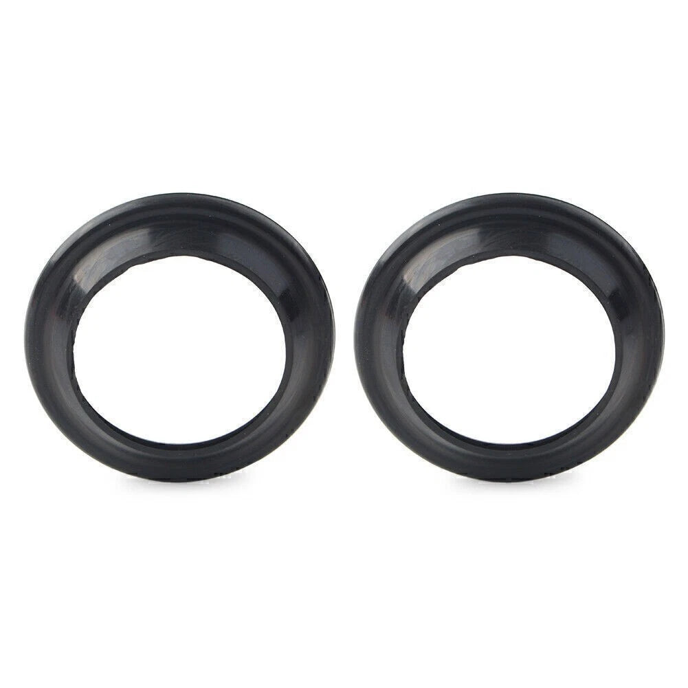 2X Front Fork Damper Shock Absorber Dust Seals for Motorcycle (35X48MM)