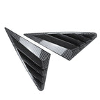Rear Window Louvers for Audi A3 8Y Sedan (2021–2024) Black