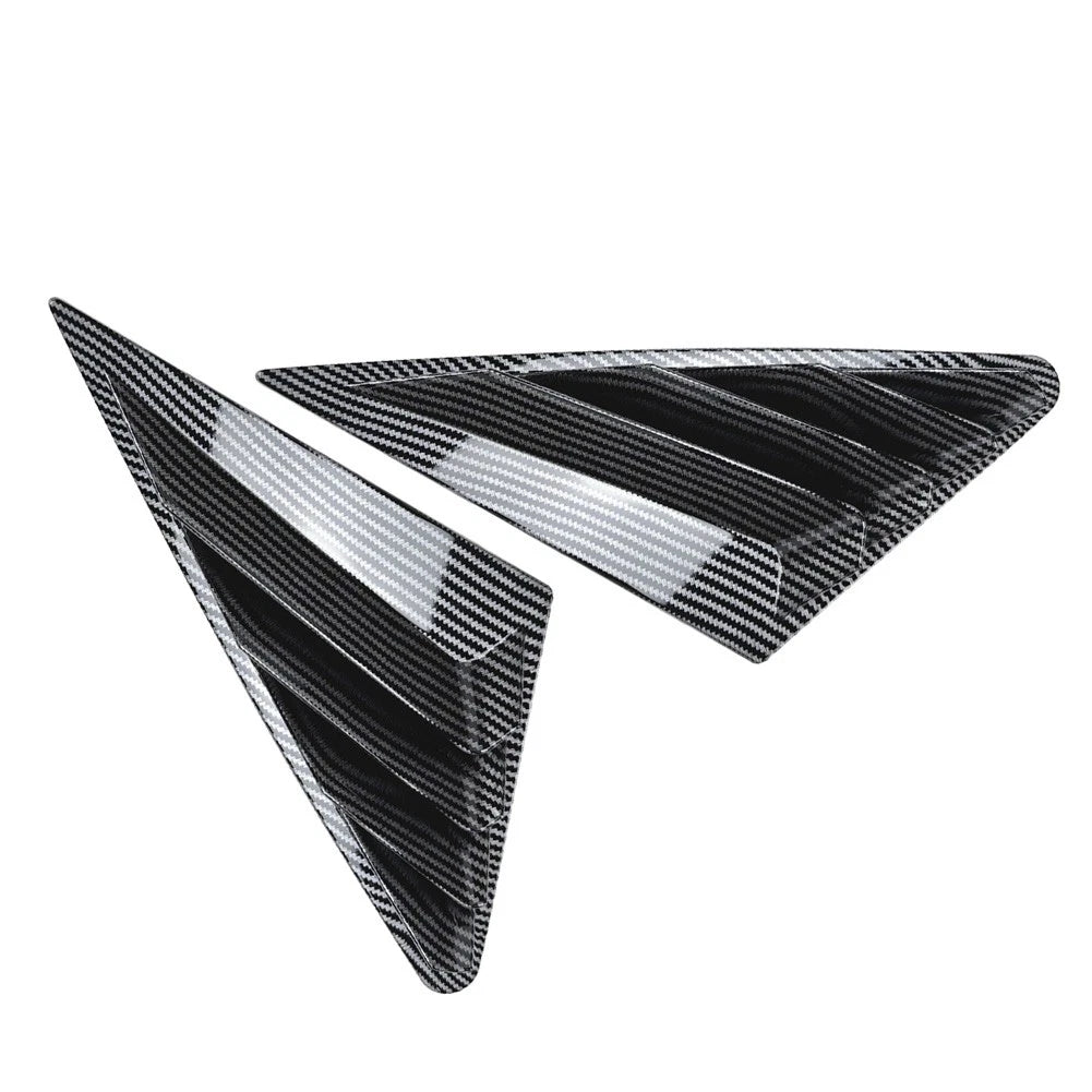 Rear Window Louvers for Audi A3 8Y Sedan (2021–2024) Black
