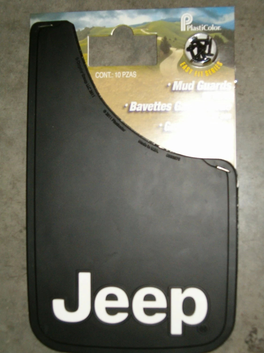 Set of 2 Mud Guards for Jeep (Universal, 9x15)