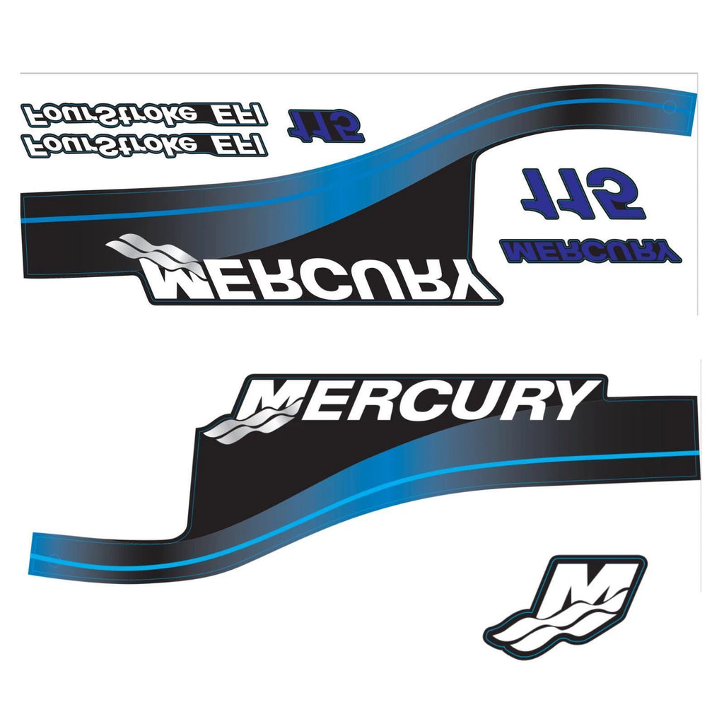 Decal Set for Mercury 115 HP Outboard Motor (881649A01)