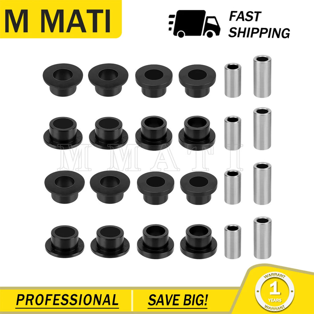 Front Rear Shock Bushing Sleeve Set for Polaris Ranger 900 1000 (2013–2023)
