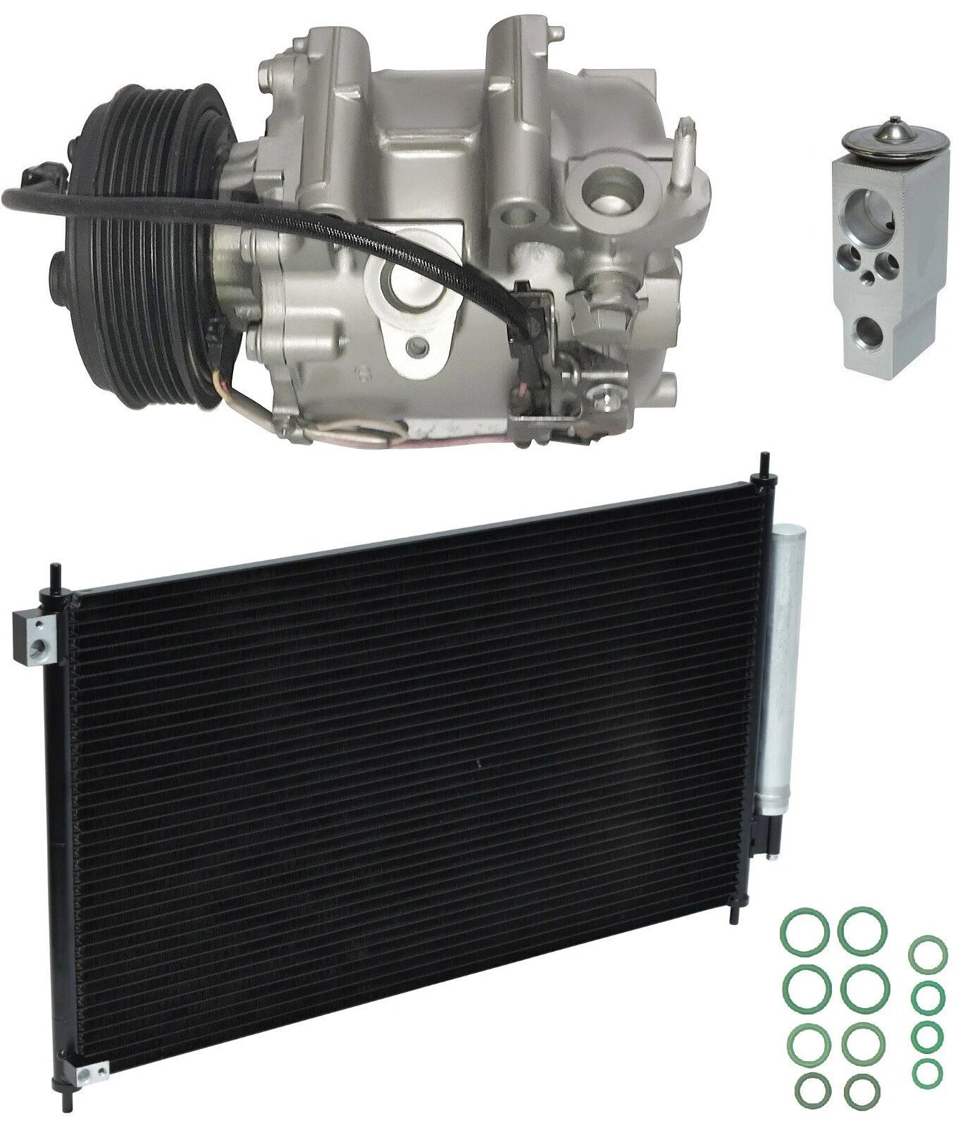 AC Compressor Kit With Condenser for Acura ILX 2.0L (2015–2016)