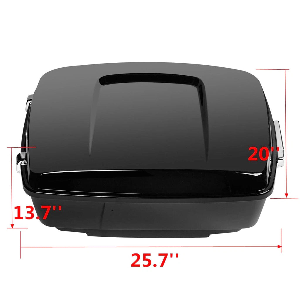 Trunk Mount Rack Backrest Pad for Harley Touring FLHT FLHX (2014–Present)