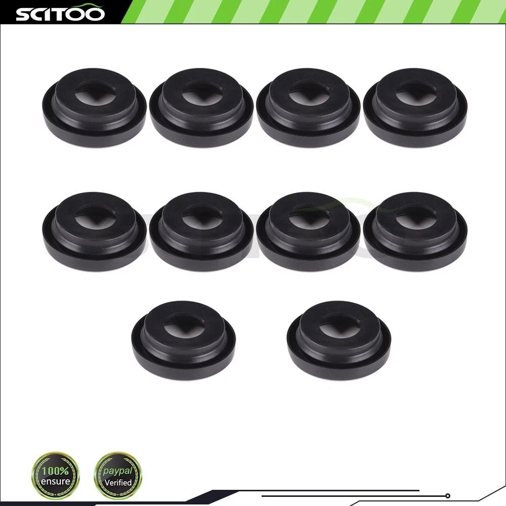10PCS Black Flush Mount Rubber for Freightliner Classic (2003–2007, 2009)