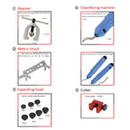 Double Flaring Brake Line Tool with Mini Pipe Cutter for Car Truck