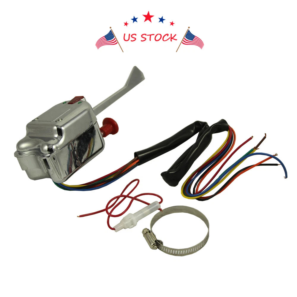 Chrome Turn Signal Switch for Ford Buick GM (Universal)