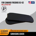 Sunvisor Leather Synthetic Covers for Camaro Firebird (1993–2002) Yellow Stitch