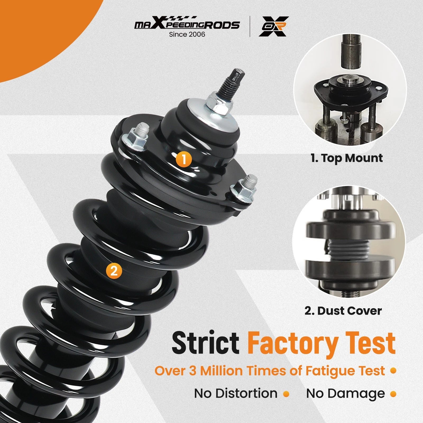 Complete Front Strut Spring Assembly for Toyota Tacoma (2005–2015)