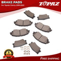 Set of 8 Ceramic Brake Pads for Toyota Camry (2018–2023)