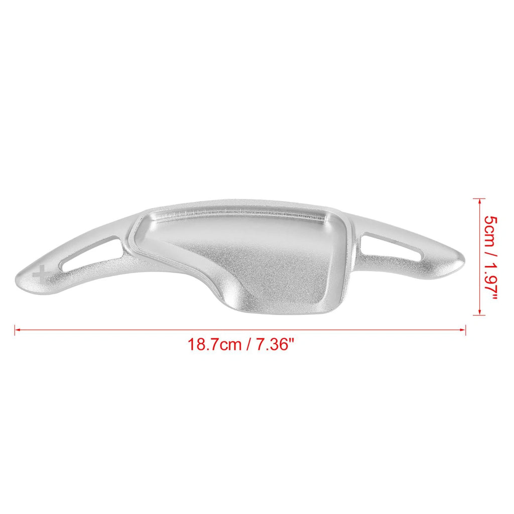 Pair Shift Paddle Shifter for Chevrolet Camaro (2016–2019) - Silver Tone
