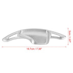 Pair Shift Paddle Shifter for Chevrolet Camaro (2016–2019) - Silver Tone