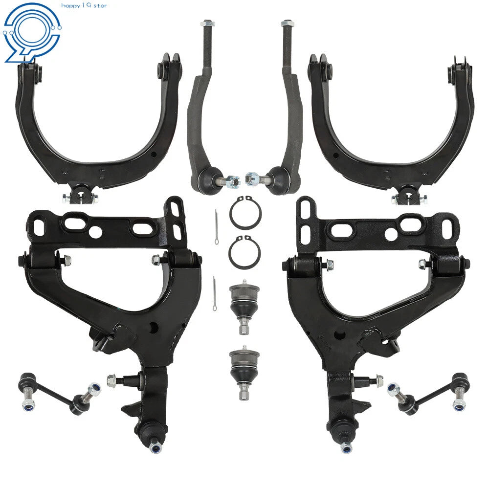 10pc Front Control Arms Suspension Kit for Chevy Trailblazer (2004–2007)