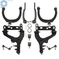 10pc Front Control Arms Suspension Kit for Chevy Trailblazer (2004–2007)