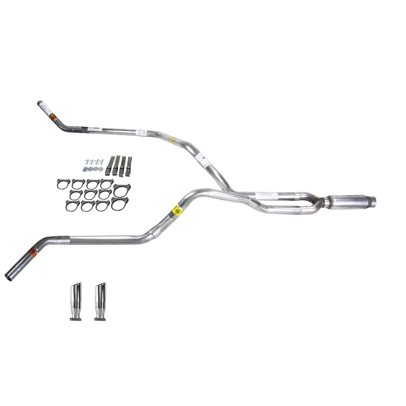 Dual Exhaust 2.5" Pipe Glass Pack Muffler for Silverado (1988–1995)