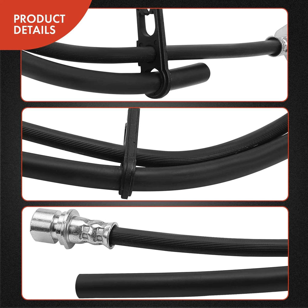 Rear Right Inner Brake Hydraulic Hose for Ford E-150 E-250 E-350 E-450 (2000-2014)