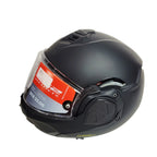 LS2 Advant Noir Modular Motorcycle Helmet for Motorcycle (XS)