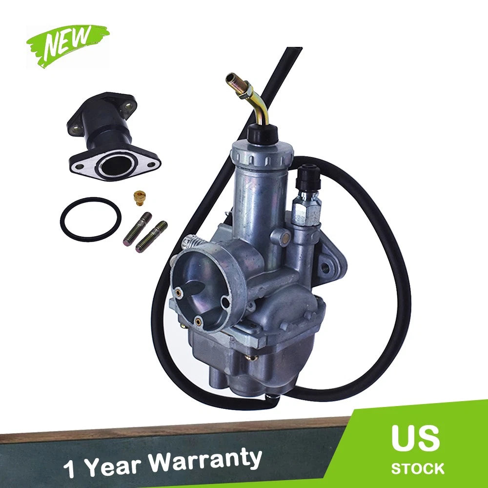 Intake Manifold Boot & Carburetor for Yamaha Breeze 125 YFA1 (1989–2004)