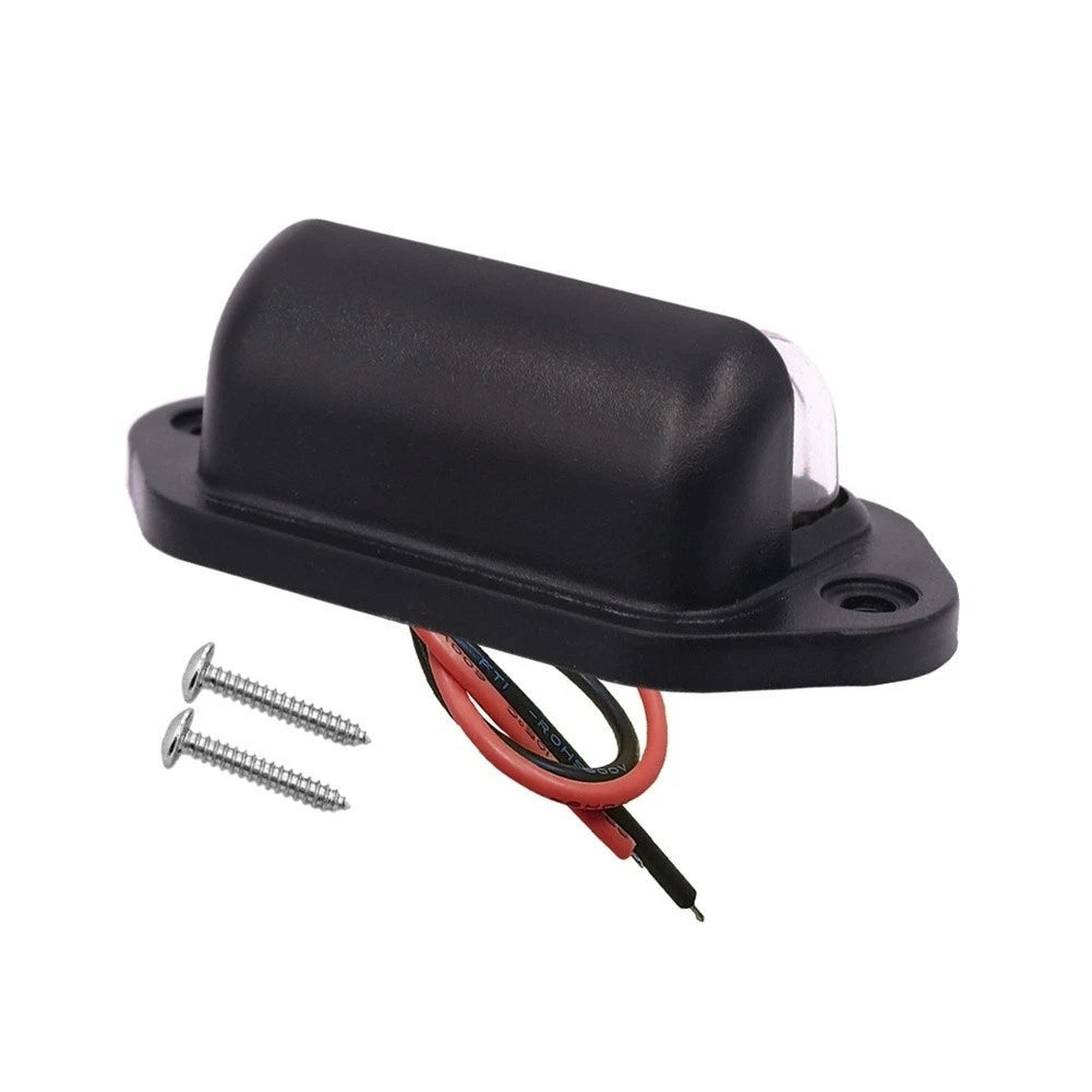 6 LED License Plate Light for Cars Trucks Trailers RVs Boats 12V 24V