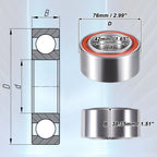 2X Front Left Right Wheel Bearing 510009 for Infiniti G20 (1999–2002)