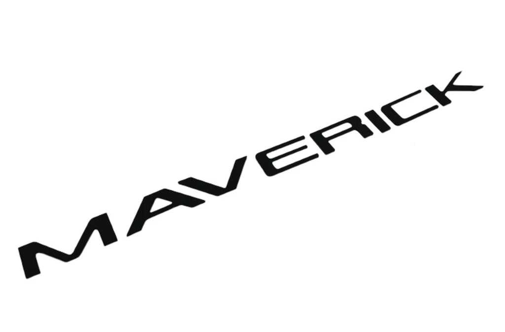 Matte Black Tailgate Letter Inserts with Heavy Duty ABS for 2022–2025 Ford Maverick