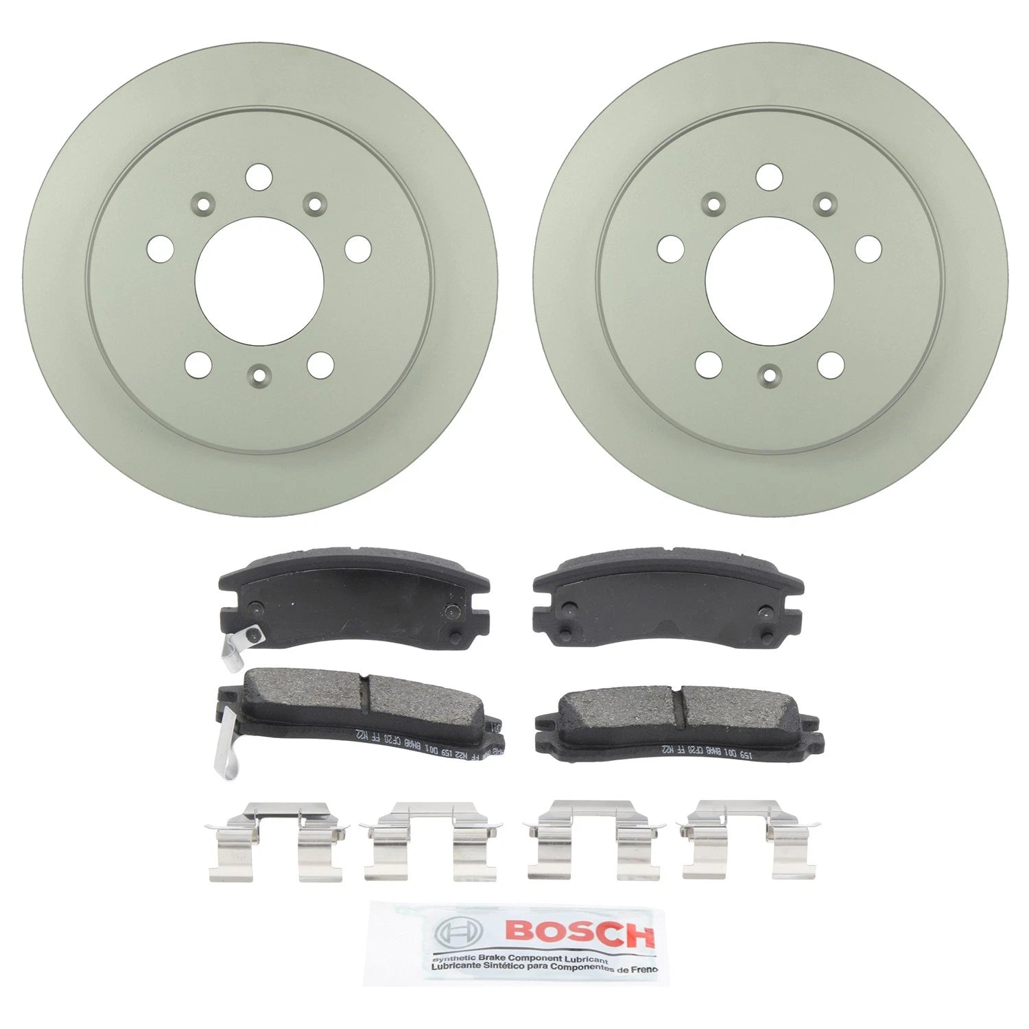 Bosch Rear Disc Brake Rotors & Ceramic Pads Kit for Impala Monte Carlo (2000–2005)