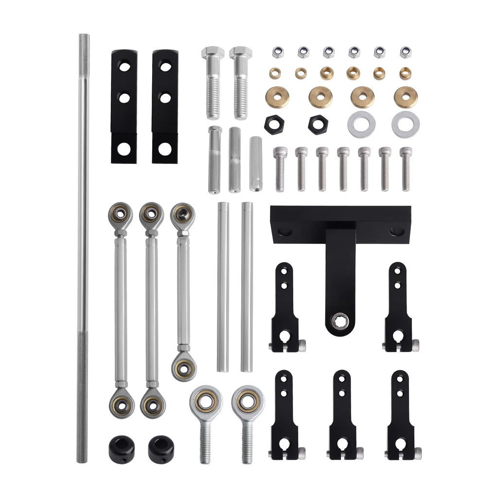 Dual Side Mount Carburetor Linkage for Blower Tunnel Ram (Performance)