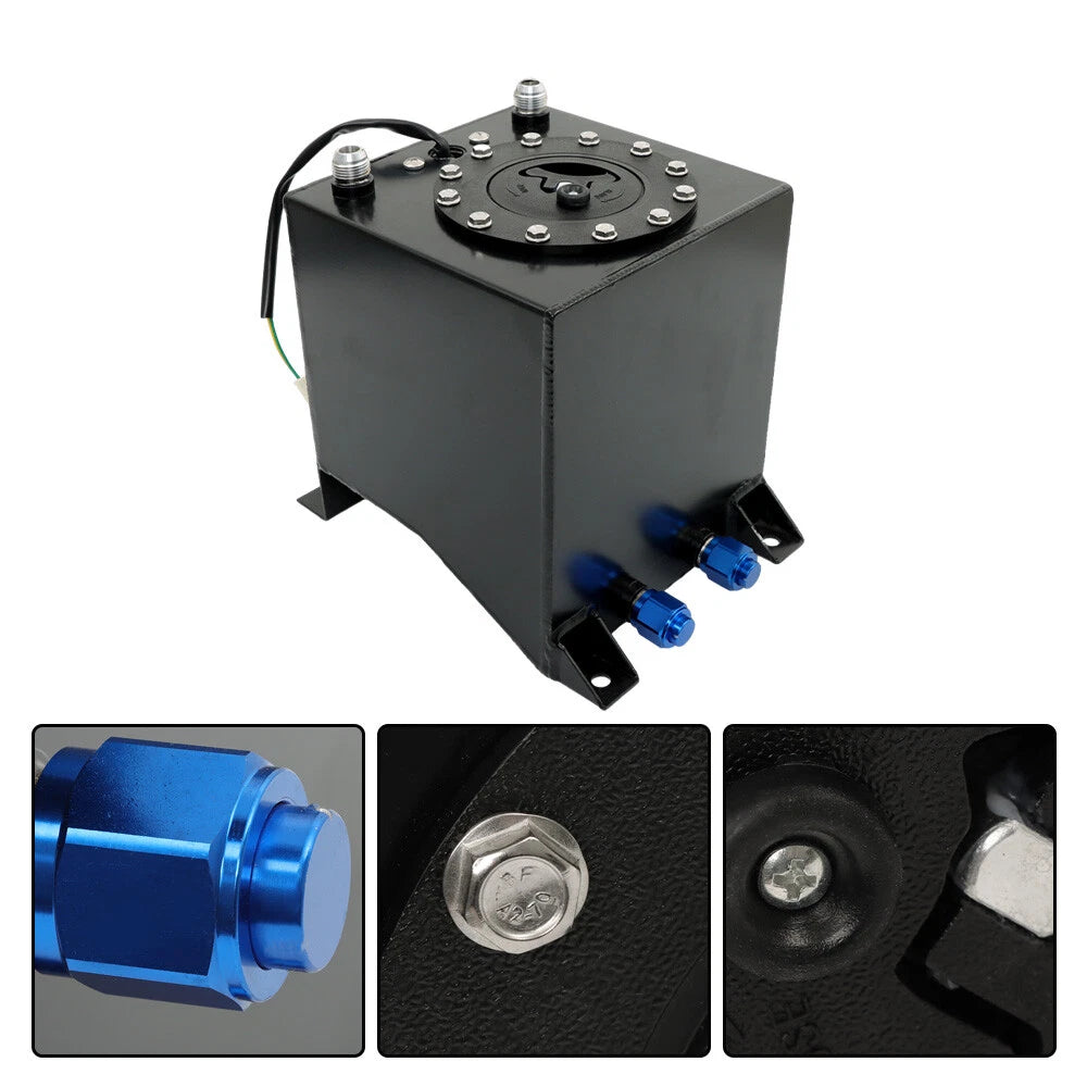 2.5 Gallon Fuel Cell Gas Tank for Drifting (Coated Aluminum)