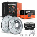 Front Drilled Brake Rotors & Ceramic Pads for Nissan Altima (2007–2013)