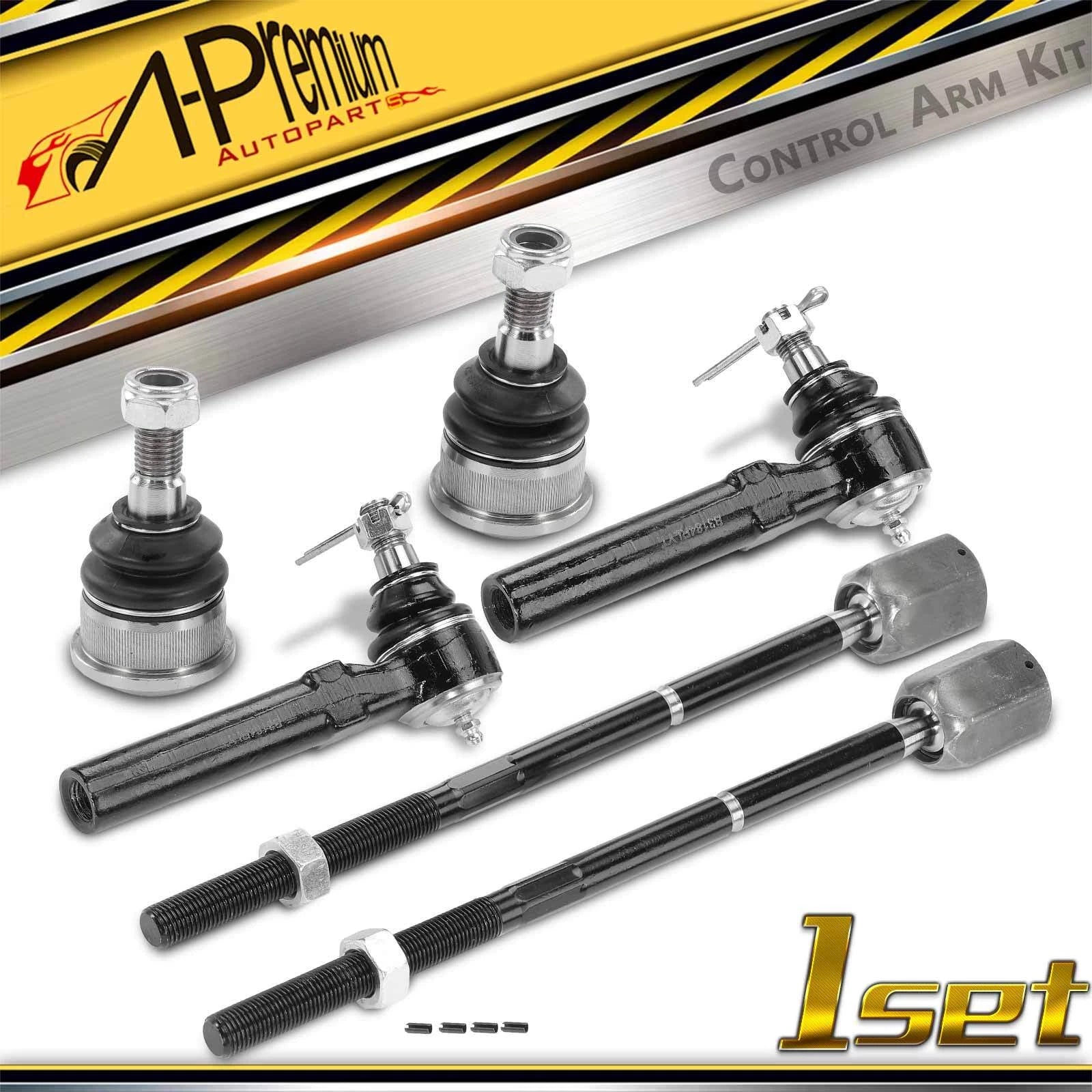 6X Tie Rod Ends & Ball Joints for Ford Mustang (1994–2004)