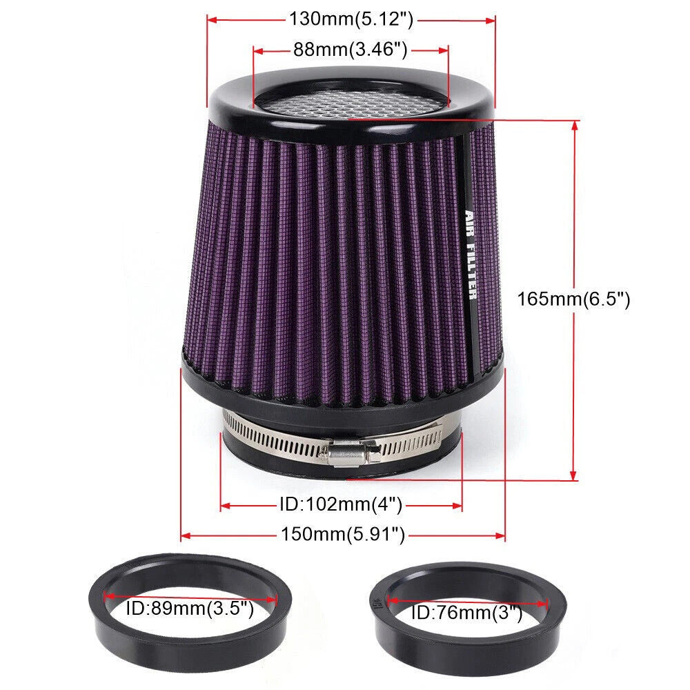 Cold Air Intake Filter for High Performance Vehicles