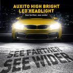 2X H11 LED Headlight Bulbs for High/Low Beam (Replace Halogen)