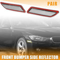 1 Pair Front Bumper Reflector for BMW F30 F31 3-Series (2013-2015)
