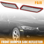 1 Pair Front Bumper Reflector for BMW F30 F31 3-Series (2013-2015)
