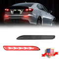 Smoked Lens LED Rear Bumper Reflector Tail Lights for Lexus Toyota (1999–2017)