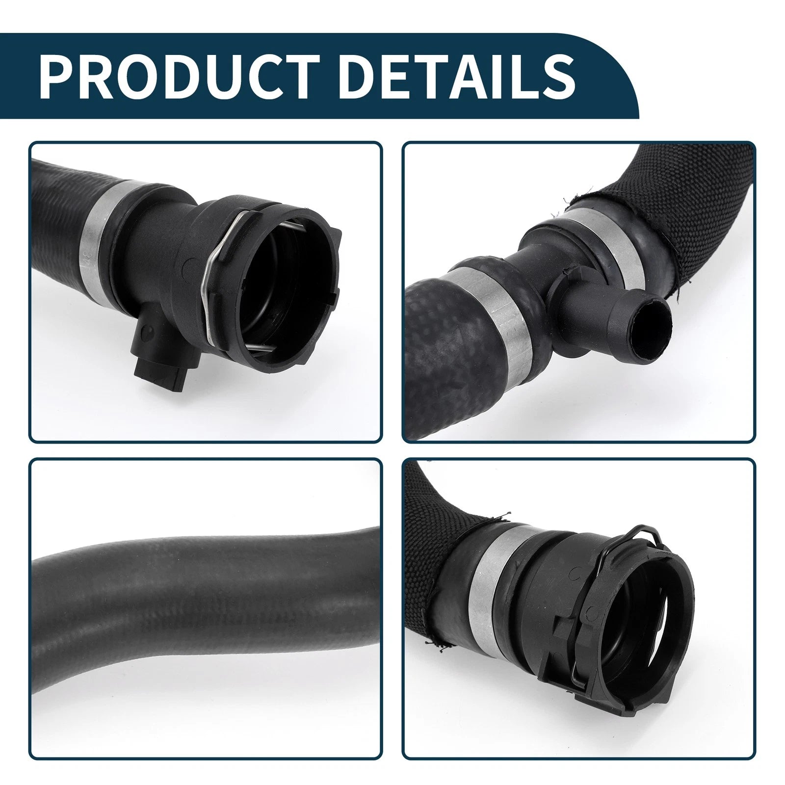 Radiator Hose Downpipe for Audi A6L (2004–2011) No. 4F0121055P Rubber