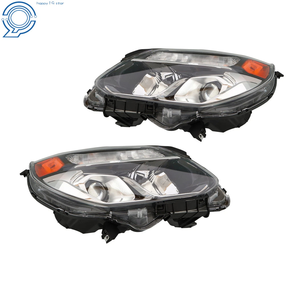 Set of 2 Halogen Projector Headlights for Chevy Equinox (2016–2017)