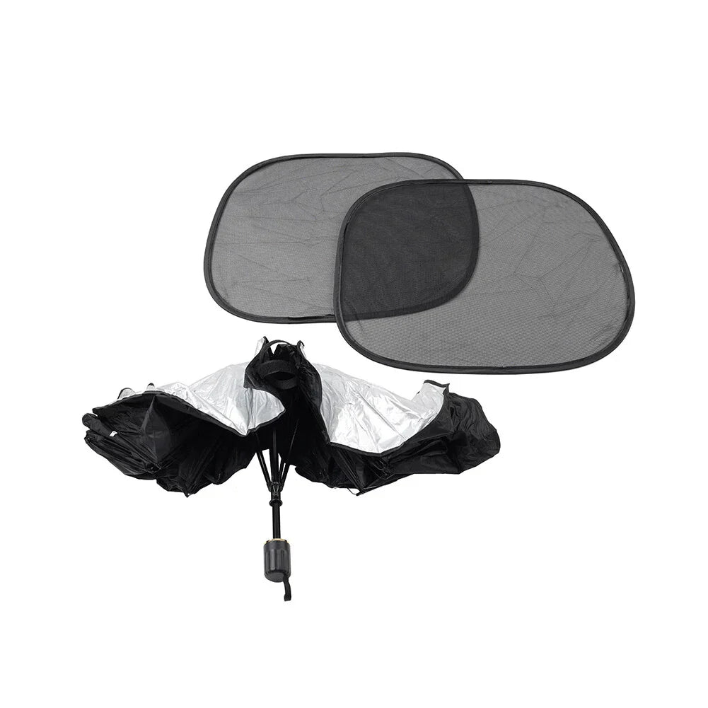 3 x Windshield Sun Shade Umbrella Front Window Cover Large Sizes