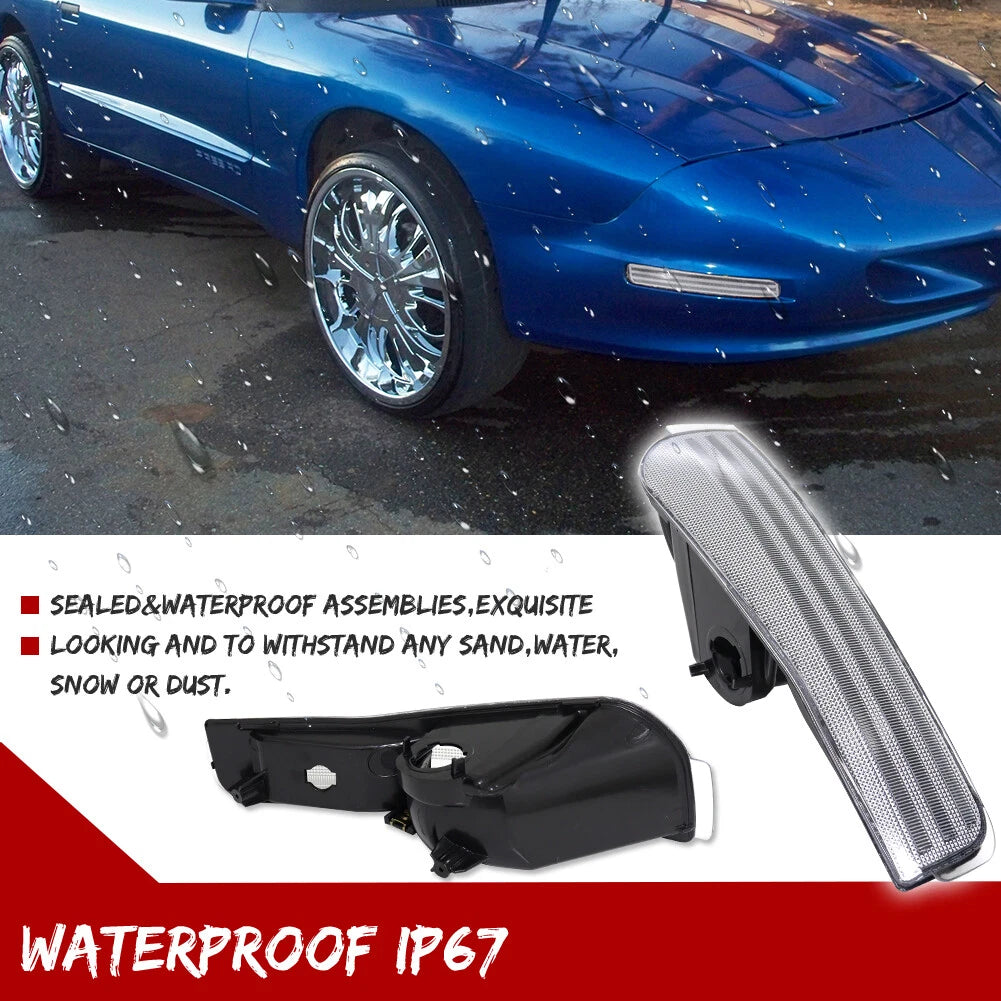 Clear Front Bumper Turn Signal Light Housing for Pontiac Firebird (1993–1997)
