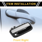 Front Right Exterior Door Handle for Toyota Tacoma (1995–2004) No. 6921035030