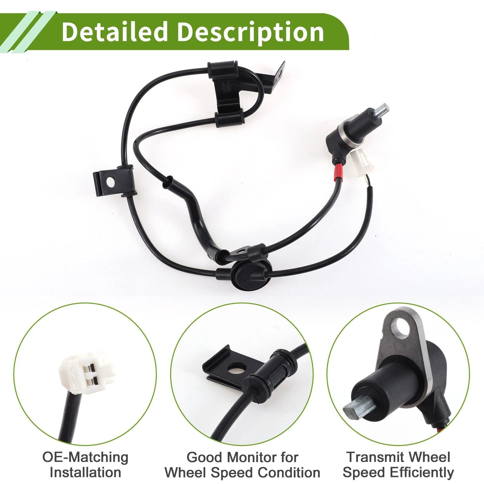 ABS Wheel Speed Sensor No. 9568529500 for Hyundai Elantra (1996–1999)