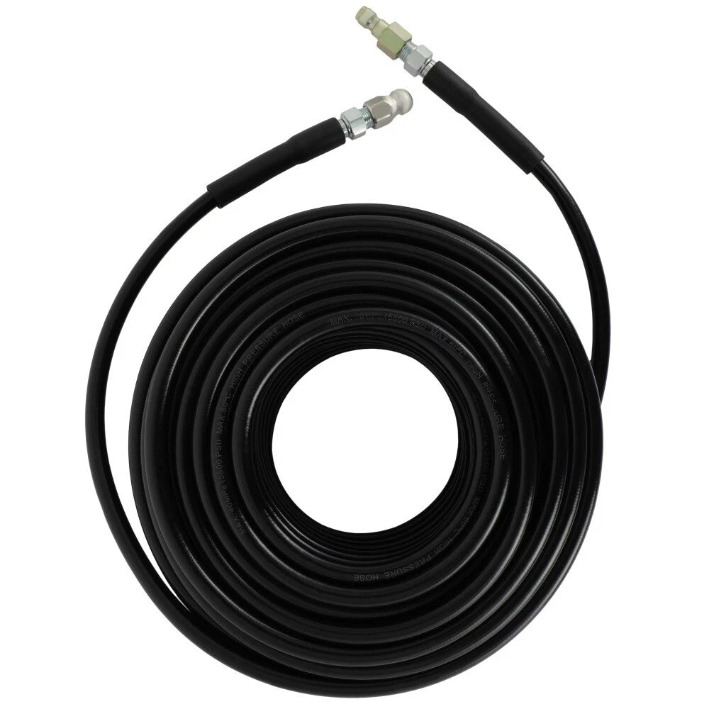 Drain Cleaning Hose Kit for Pressure Washer (100FT, 1/4" M-NPT)