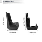 Set of 4 Mud Flaps Splash Guards for BMW 3 Series GT Coupe (2013–2021)