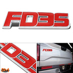 Polished Metal 3D Decal Red Emblem for Mazda RX-7 (1992–1995)