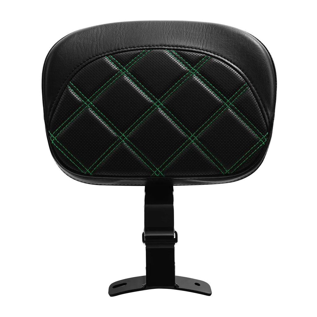 Green Stitching Driver Backrest Pad for Harley Touring Road Glide (2009-2023)